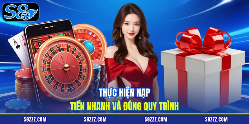 Thực hiện nạp tiền nhanh và đúng quy trình